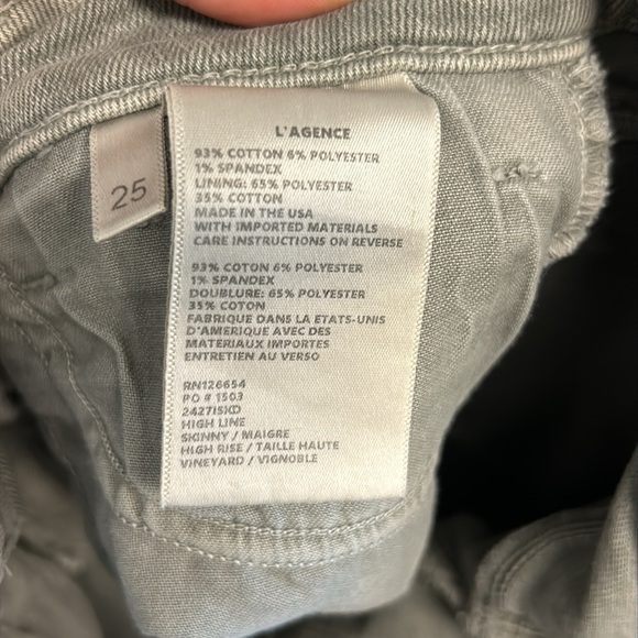 L'agence High line skinny jeans in Vineyard - Picture 6 of 6